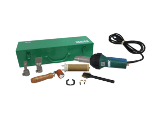 RiOn Deluxe Kit 6600160DK - roofing equipment kit including seam roller, heat gun nozzle, and other heat gun accessories