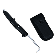 22K folding knife and seam tester