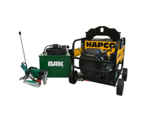 Roofon Edge Deluxe Kit 12KW 5230352DK - roofing equipment kit including generator, metal box, and extra cable.