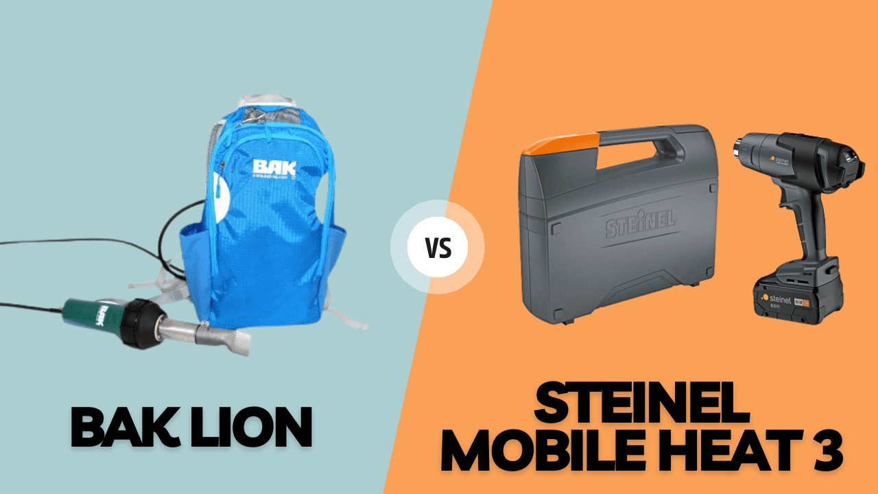 BAK Lion vs Steinel Mobile heat 3 - cordless heat gun vs battery powered heat gun