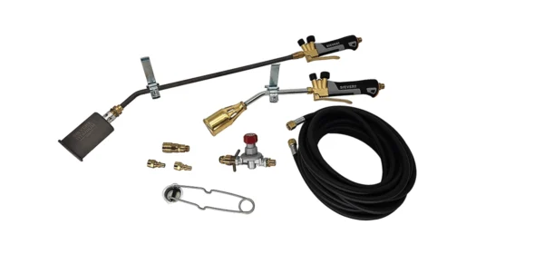 Turboroofer Combo, Titanium standup, Steel detail, 25ft hose